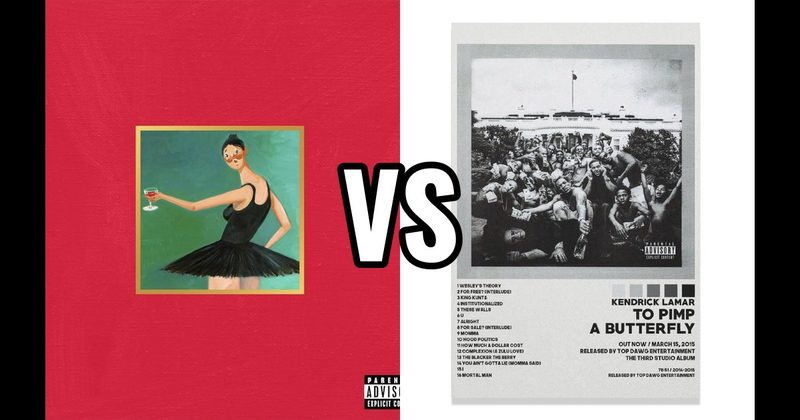 My Beautiful Dark Twisted Fantasy vs. To Pimp a Butterfly