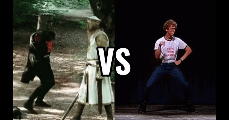 Napoleon Dance Scene (Napoleon Dynamite) vs. The Black Knight (Monty Python And The Holy Grail)