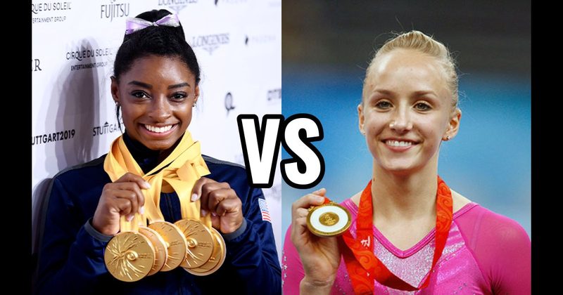 Nastia Liukin vs. Simone Biles