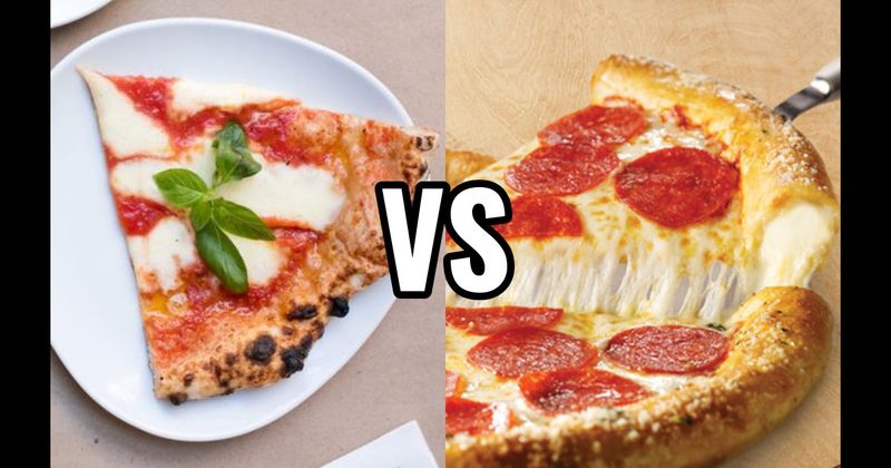 Neapolitan Pizza vs. Stuffed Crust Pizza