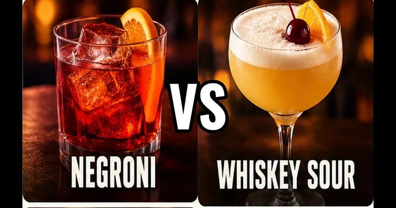Negroni vs. Whiskey Sour