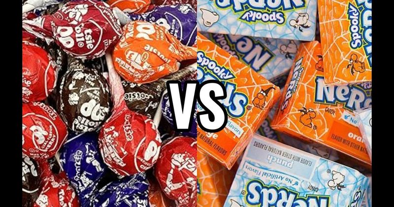 Nerds vs. Tootsie Roll Pops