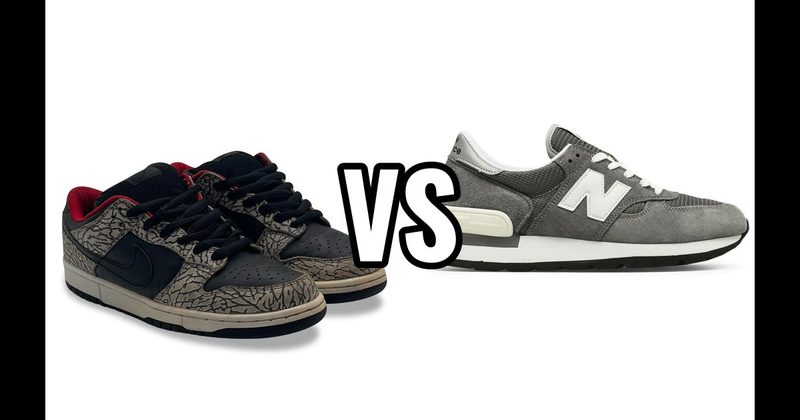New Balance 990 vs. Nike Dunk SB