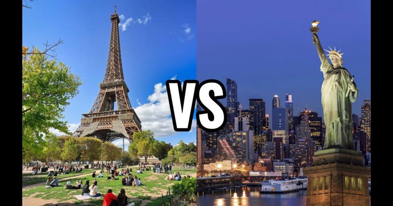 New York City vs. Paris, France