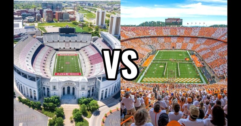 Neyland Stadium (Tennessee) vs. Ohio Stadium (Ohio State — “The Horseshoe”)