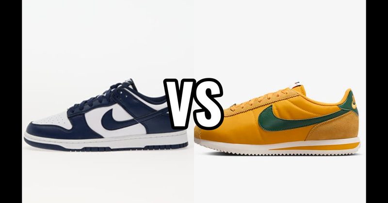 Nike Cortez vs. Nike Dunk Low