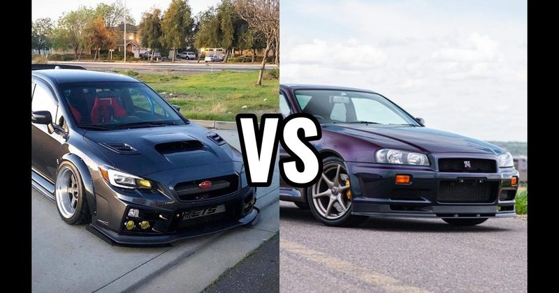 Nissan Skyline GT-R R34 vs. Subaru Impreza WRX