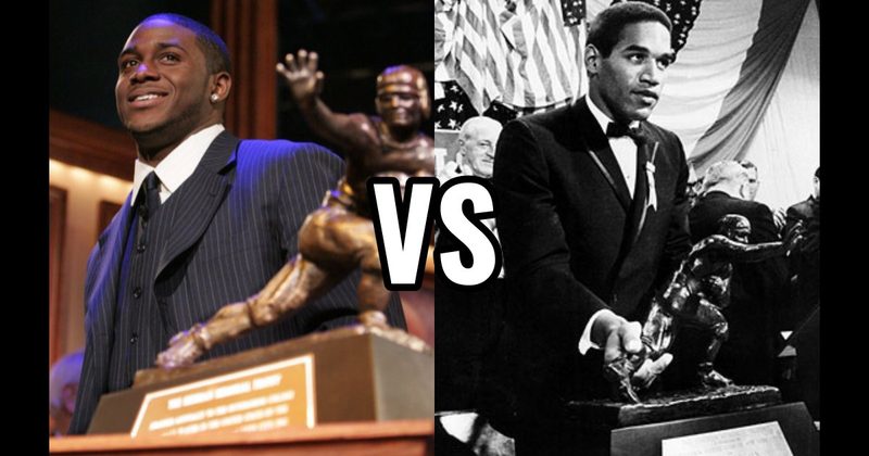 O.J. Simpson vs. Reggie Bush
