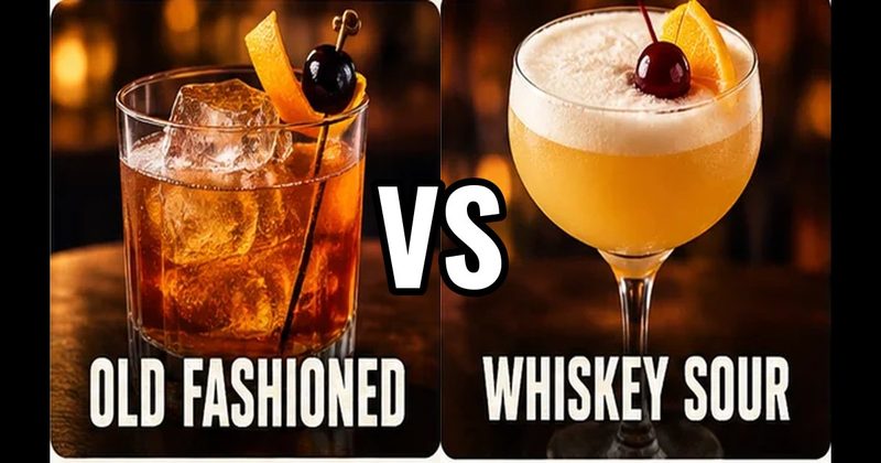 Old Fashioned vs. Whiskey Sour
