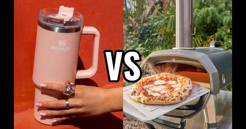 OONI PIZZA OVEN vs. STANLEY TUMBLER