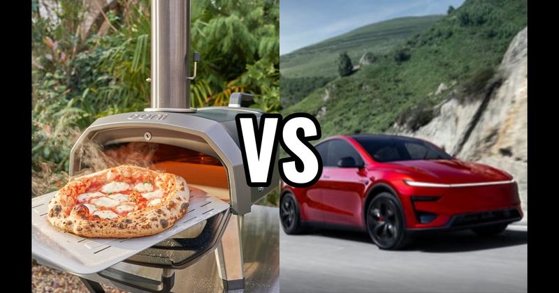 OONI PIZZA OVEN vs. TESLA MODEL Y
