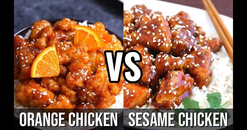 Orange Chicken vs. Sesame Chicken