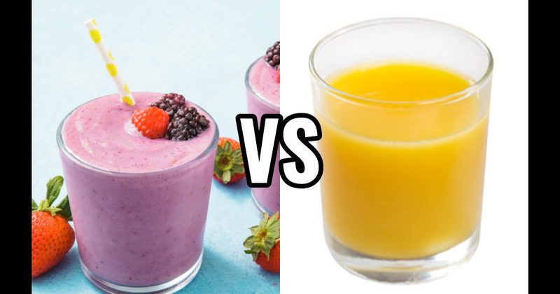 Orange Juice vs. Smoothies