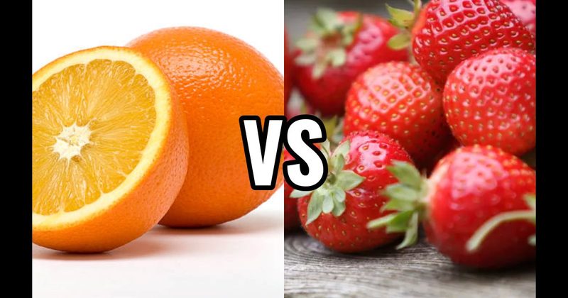 Orange vs. Strawberry