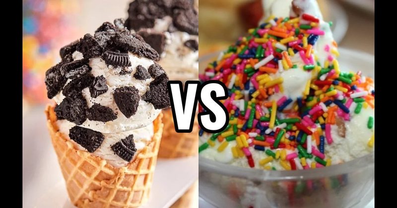 Oreo Crumbles vs. Sprinkles