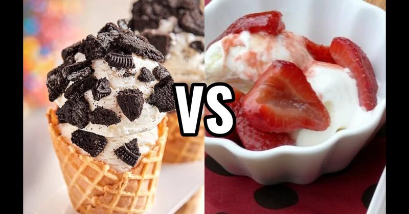 Oreo Crumbles vs. Strawberries