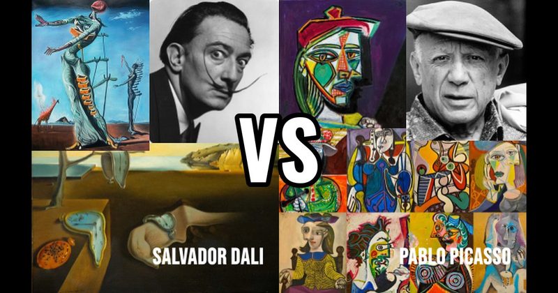 Pablo Picasso vs. Salvador Dalí