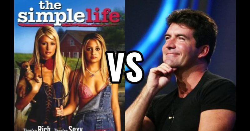 Paris Hilton (The Simple Life) vs. Simon Cowell (American Idol)