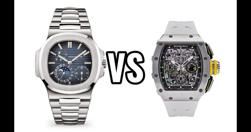 Patek Philippe Nautilus vs. Richard Mille RM 11