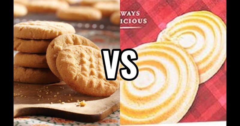 Peanut Butter Cookie vs. Shortbread Cookie