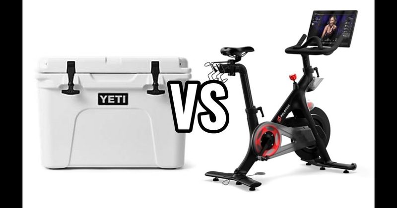 PELOTON BIKE vs. YETI COOLER