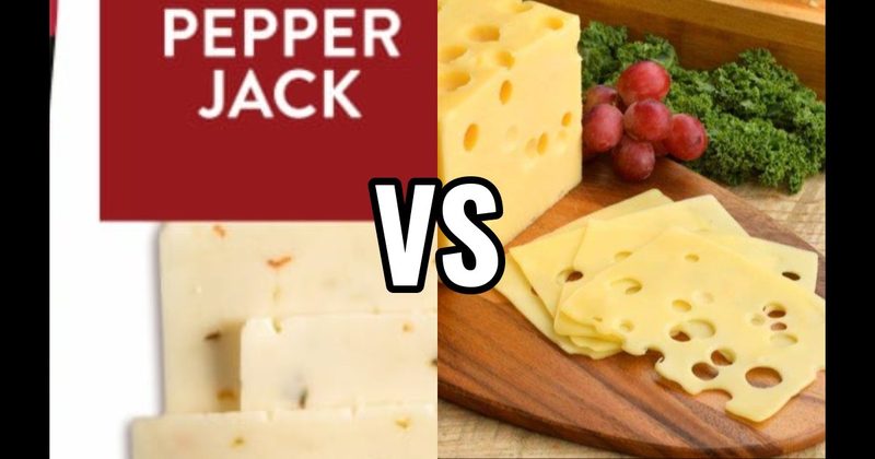 Pepper Jack Cheese vs. Swiss Cheese