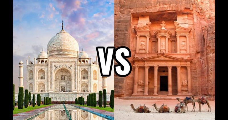Petra vs. Taj Mahal