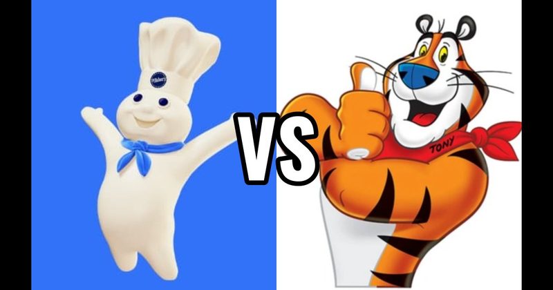 Pillsbury Doughboy vs. Tony the Tiger