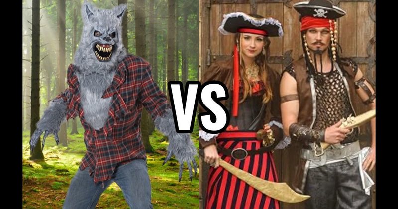 Pirate Costume vs. Werewolf Costume