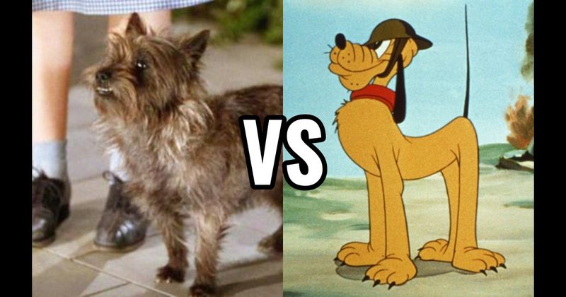Pluto (Disney) vs. Toto (The Wizard of Oz)