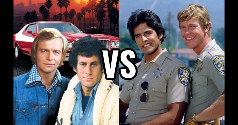 Ponch & Jon (CHiPs) vs. Starsky & Hutch (Starsky & Hutch)
