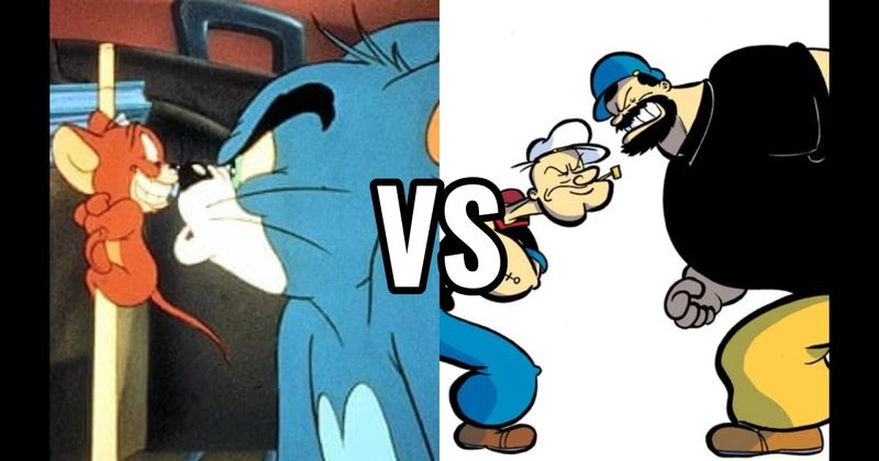 Popeye vs. Bluto (Popeye) vs. Tom vs. Jerry (Tom and Jerry)