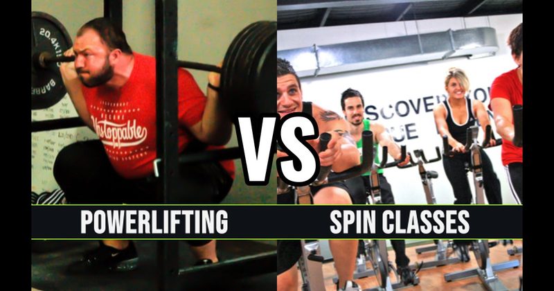 Powerlifting vs. Spin Classes
