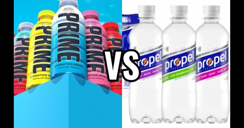 Prime Hydration vs. Propel