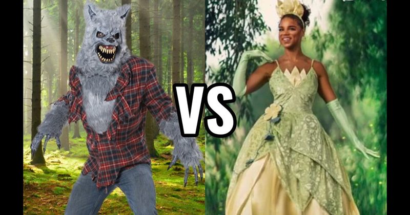 Princess Costume vs. Werewolf Costume