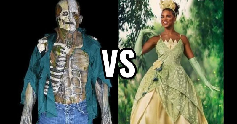 Princess Costume vs. Zombie Costume