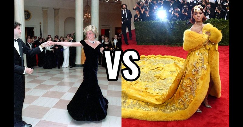 Princess Diana (Victor Edelstein) vs. Rihanna (Guo Pei)