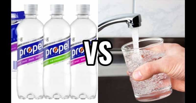 Propel vs. Tap Water