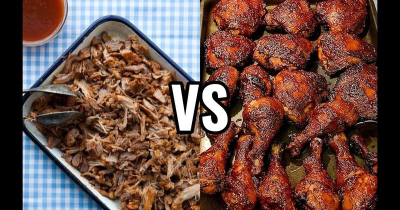 Pulled Pork vs. Smoked Chicken