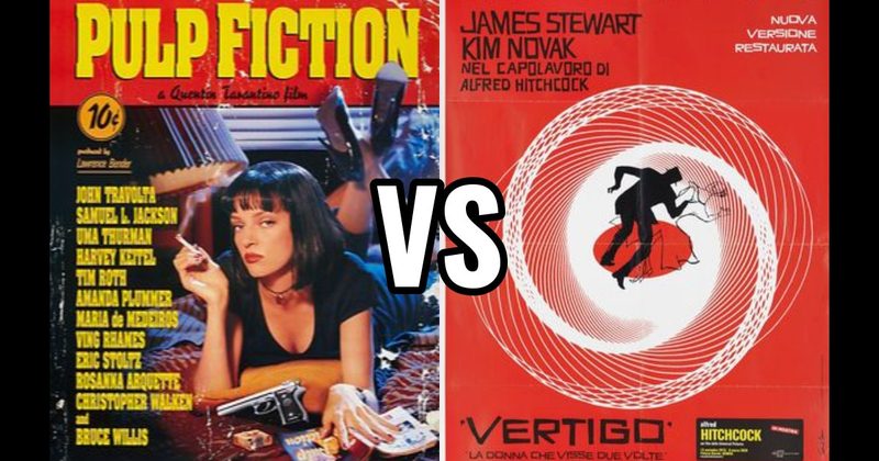 Pulp Fiction (1994) vs. Vertigo (1958)