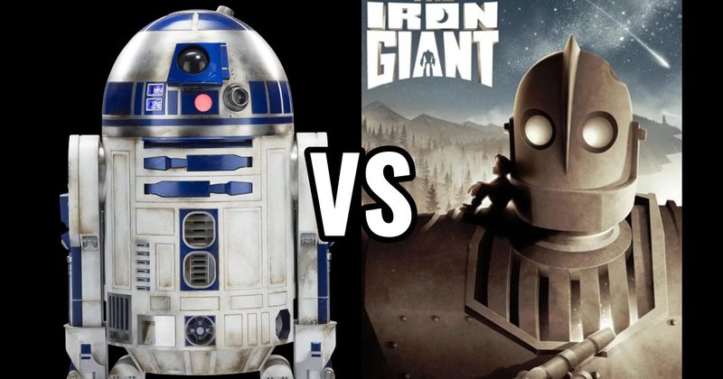 R2-D2 (Star Wars) vs. The Iron Giant (The Iron Giant)