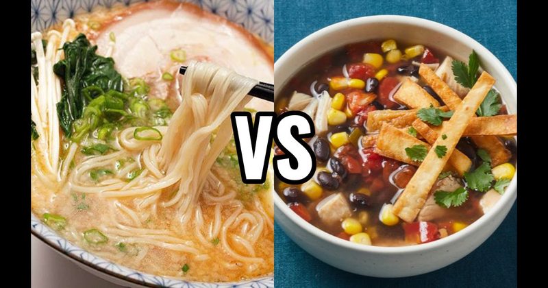 Ramen vs. Tortilla Soup