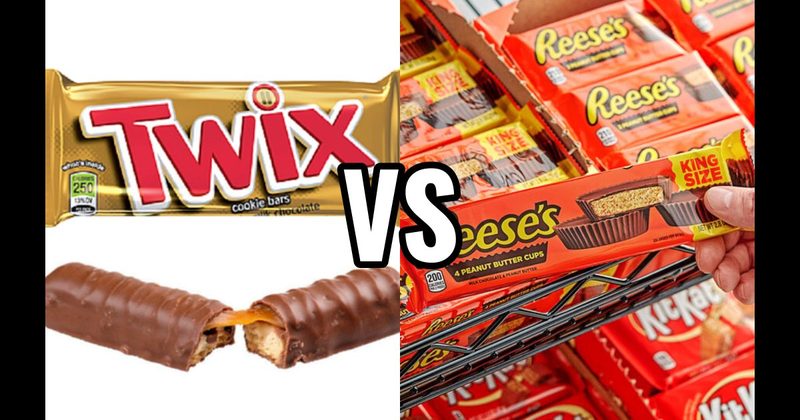 Reese’s Peanut Butter Cups vs. Twix