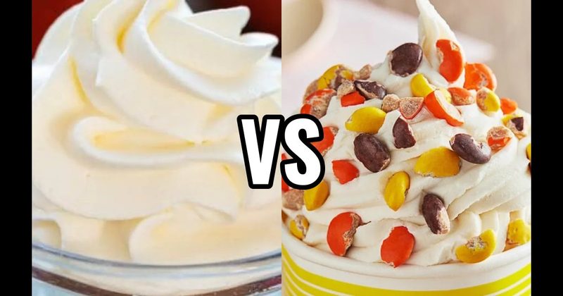Reese’s Pieces vs. Whipped Cream