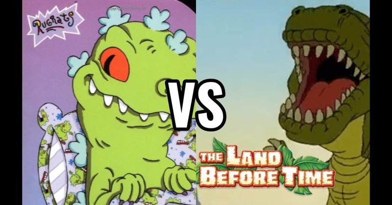 Reptar (Rugrats) vs. Sharptooth