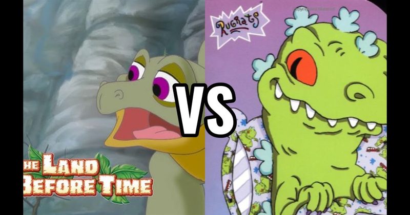 Reptar (Rugrats) vs. Spike (Land Before Time)