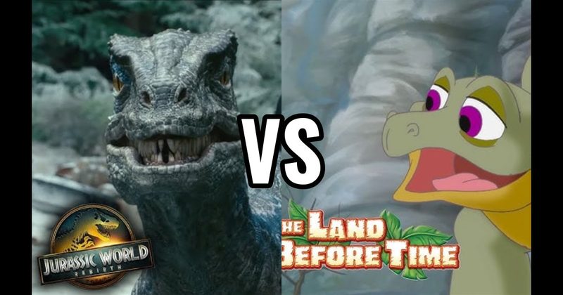 Rexy (Jurassic Park) vs. Spike (Land Before Time)