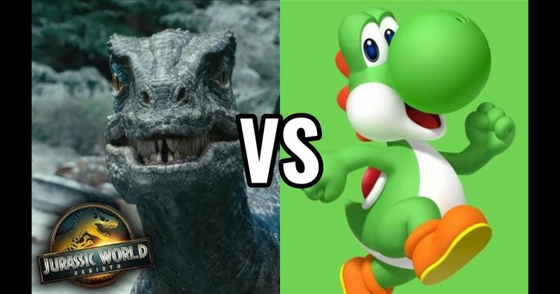 Rexy (Jurassic Park) vs. Yoshi (Nintendo)