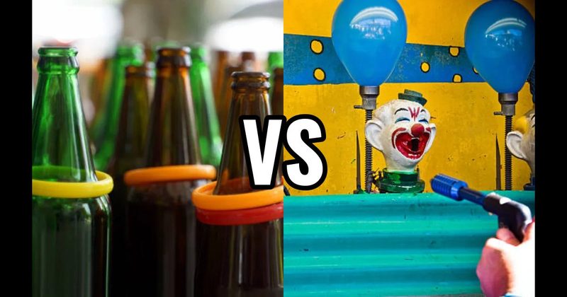 Ring Toss vs. Water Gun Race