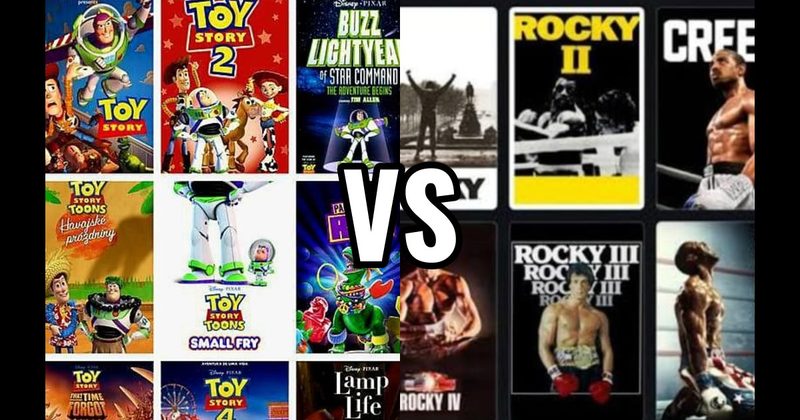 Rocky / Creed Movies vs. Toy Story  Movies